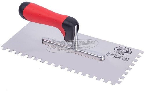 Z-TOOLS Glettelő fogazott INOX E6 130x280mm ERGO Profi