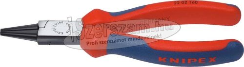 KNIPEX kerekcsőrű fogó rövid, kétkomponensű nyél 140mm, polírozott fej 2 202 140