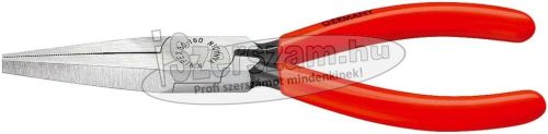 KNIPEX Laposfogó hosszúcsőrű, polírozott fej, PVC nyél 140mm 3 011 140