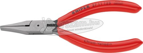 KNIPEX Finommechanikai fogó, lapos, széles fej, PVC nyél 125mm 3 711 125