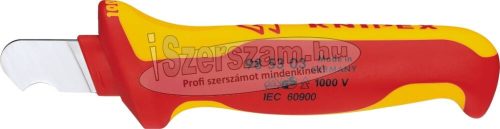 KNIPEX Szigetelt kábelkés, horgas penge 1000V 155mm 9853 03