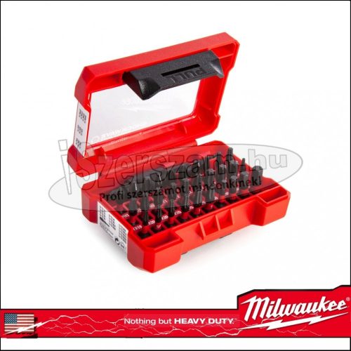 MILWAUKEE Bit készlet SHOCKWAVE PH-PZ-HEX-TX, ipari 32 részes 4932464240