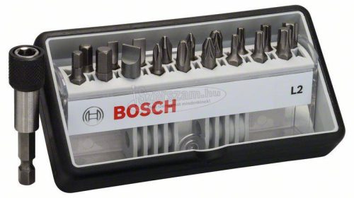 BOSCH 2607002568 Csavarbit készlet Robust Line L extrakemény, 18 + 1 részes, 25mm, Ph, Pz, Torx 2607002568