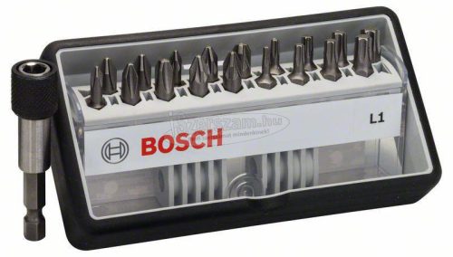 BOSCH 2607002567 Csavarbit készlet Robust Line L extrakemény, 18 + 1 részes, 25mm, Ph, Pz, Torx 2607002567