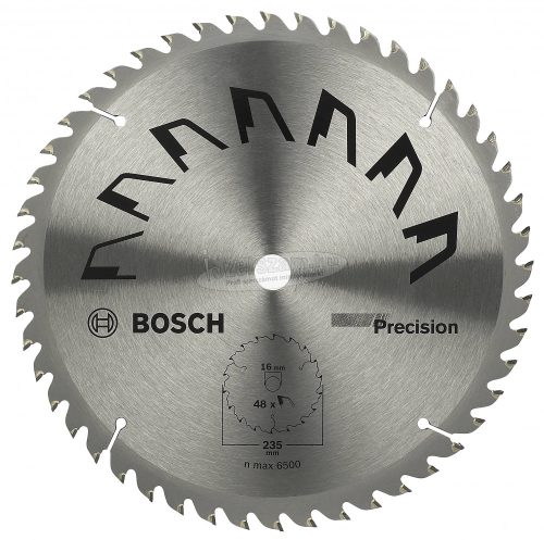 BOSCH Precision 2609256881 Keményfém körfűrészlap 235x16mm TPI48 1db 2609256881