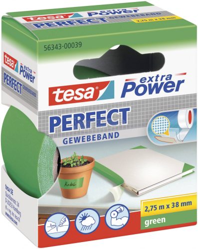 TESA Szövetbetétes ragasztószalag, zöld, 2,75mx38mm, extra Power 56343-00039-03