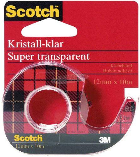 3M Ragasztószalag átlátszó 10m x 12mm CRYSTAL CLEAR 600, 600H1210