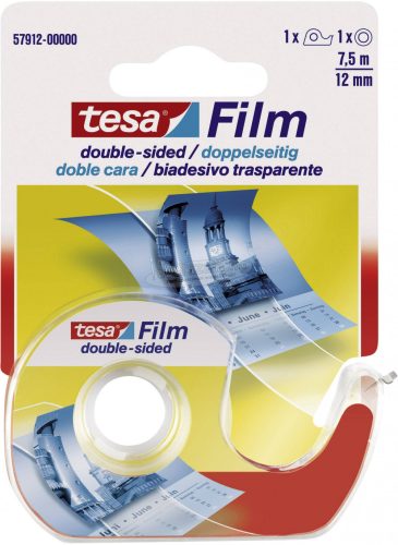 TESA Kétoldalas ragasztószalag 7,5mx12mm átlátszó Tesafilm 57912 57912-00000-02