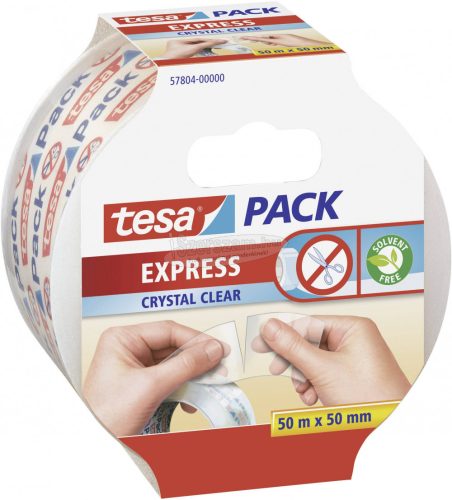 TESA Ragasztószalag Tesapack Express Crystal Clear 50mx50mm, 57804 57804-00000-01