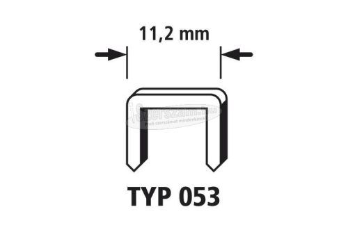 WOLFCRAFT Acélkapocs készlet 3000db 7032000 Typ 053 7032000