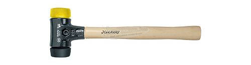 WIHA Cserélhető fejű kalapács közepesen puha/közepesen kemény Hickory fanyéllel, kerek kalapácsfejjel 50/360mm 26436