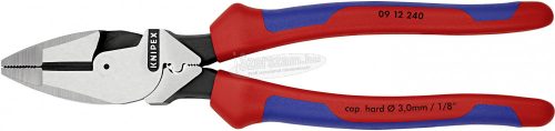 KNIPEX Kábelfogó "Lineman's Pliers" foszfátozott 240mm 09 12 240