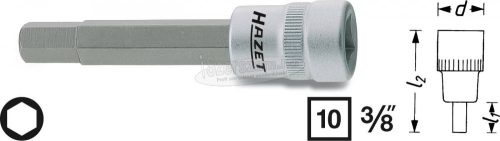 HAZET imbusz rátűzőkulcs TIN 3mm,  3/8" 8801-3