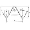 SHERWOOD 14X1,50mm HATSZÖG ALAKÚ HSS MENETMETSZŐ SHR0862770K