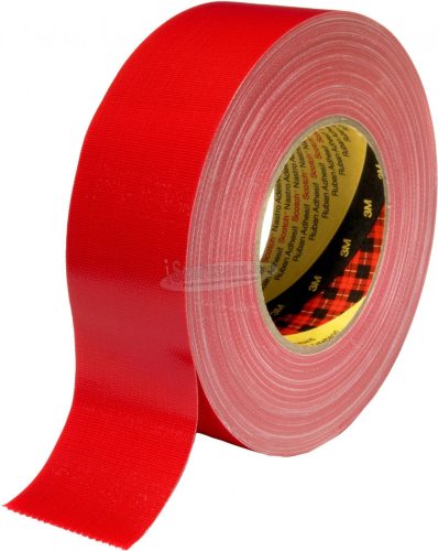 3M Szövet ragasztószalag Scotch Piros 50m x 50mm 1db 389R50