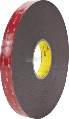 3M Kétoldalas ragasztószalag Fekete 33m x 25mm 1db 5962F/2533