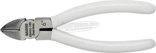 BAHCO Oldalcsípőfogó Rozsdamentes acélból SS PVC nyéllel 160mm SS402-160