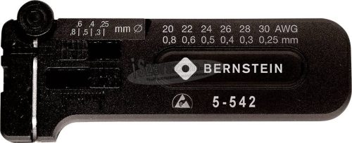 Bernstein ESD Drót csupaszoló 0,25-0,8mm AWG20-30 102mm 5-542