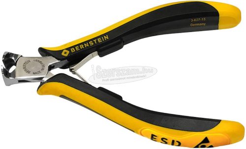 BERNSTEIN ESD Homlokcsípőfogó puha/kemény:1,5/1,2mm 120mm 3-627-15