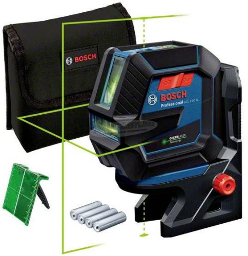 Bosch Professional GCL 2-50 G Kereszt- és pontvonalas lézer Táskával Hatótáv (max.):15 m 0601066M00