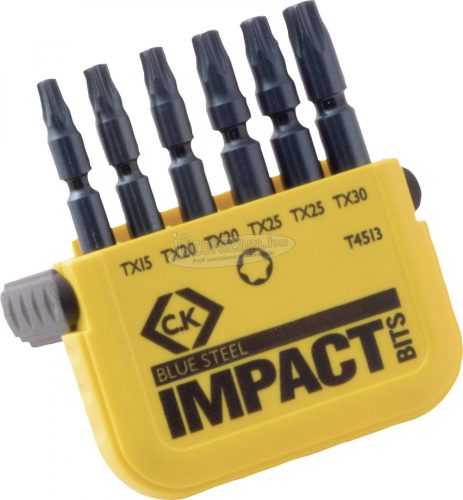 C.K Bit készlet 6 részes TORX TX15-TX30 Impact T4513