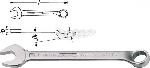 HAZET 603-9 Csillag-villáskulcs 9mm 603-9