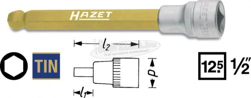 HAZET 986KK-10 6szög Rátűzőkulcs 10mm 1/2" 986KK-10