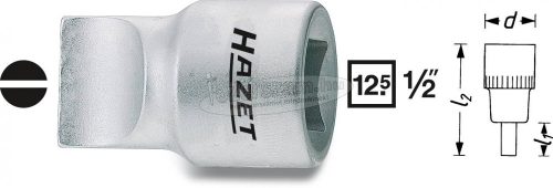 HAZET 980-3X19 Egyeneshornyú Rátűzőkulcs 19mm 1/2" 980-3X19