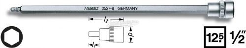 HAZET 2527-8 6szög Rátűzőkulcs 8mm 1/2" 229221