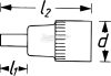 HAZET szigetelt TORX rátűzőkulcs 3/8" 1000V T45 8802KV-T45