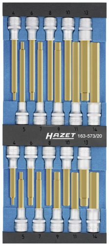 HAZET 163-573/20 163-573/20 Dugókulcs készlet 1/2" 163-573/20