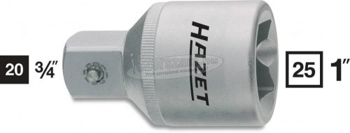 HAZET 1158-2 Dugókulcs adapter Meghajtás (csavarhúzó) 1" Elhajtás 3/4" (20mm) 70mm 1db 1158-2