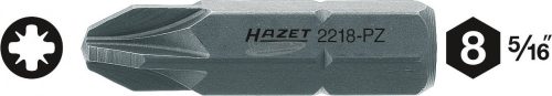 HAZET 2218-PZ2 Kereszthornyú bit PZ2 Különleges acél C 8 1db 2218-PZ2