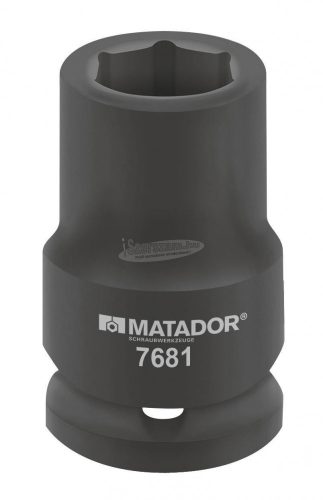 MATADOR 76810220 6szög Gépi dugókulcs 22mm 1" 76810220