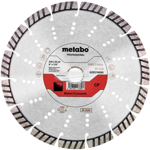 METABO 628574000 Gyémánt vágótárcsa 230mm 1db 628574000