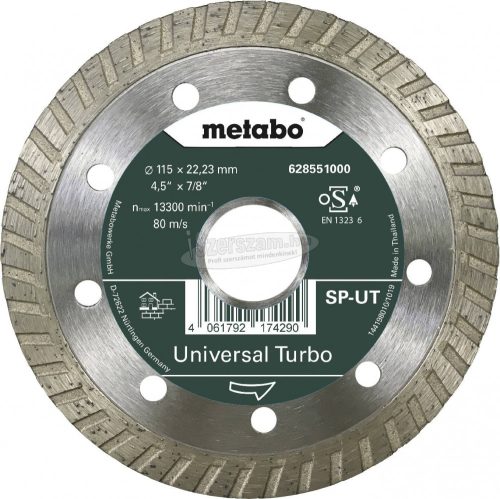 METABO 628551000 Gyémánt vágótárcsa 115mm 1db 628551000