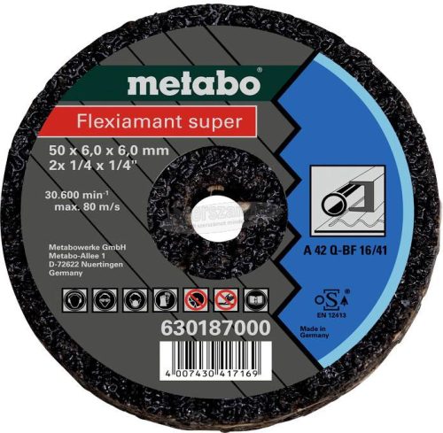 METABO 630187000 Nagyolótárcsa, hajlított 6mm 25db 630187000