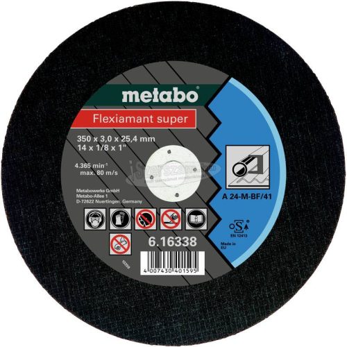 METABO 616215000 Vágótárcsa, egyenes 25.4mm 10db 616215000