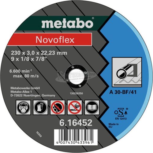 METABO 616420000 Vágótárcsa, hajlított 22.23mm 25db 616420000