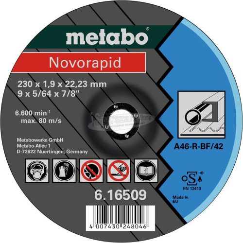 METABO 616508000 Vágótárcsa, hajlított 22.23mm 25db 616508000