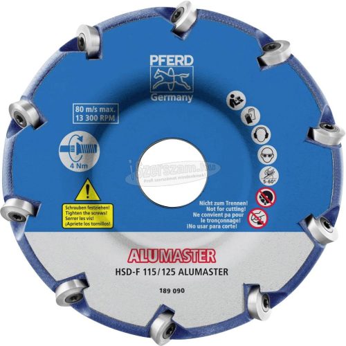 PFERD High Speed Disc ALUMASTER rendszer HSD-F 115/125 22000009