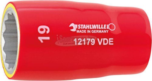 Stahlwille 12179 VDE-10 03370010 kettős hatlap Dugókulcs 10mm 1/2" 3370010