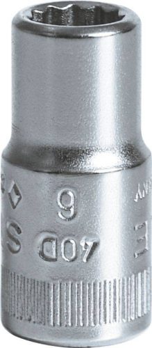 Stahlwille 40 D 6 01030006 kettős hatlap Dugókulcs 6mm 1/4" 1030006