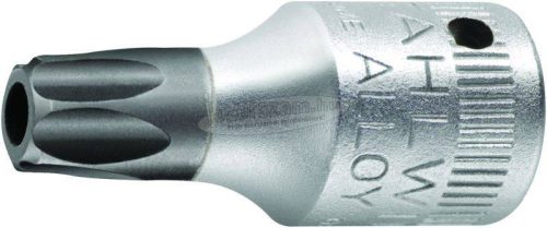 Stahlwille 44 KTXB T 8 SCHRAUBENDREHEREINSATZ 1/4" ZOLL-MIT BOHRUNG 01351008 1/4" rátűzőkulcs (bit-dugókulcs) T 8 1/4" 1351008