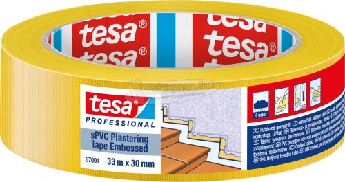 tesa SPVC EMBOSSED 67001-00000-00 Pucolószalag tesa Professional Sárga 33mx30mm 1db 67001-00000-00