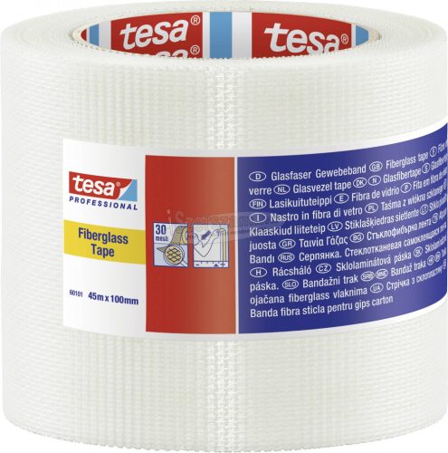 tesa 60101-00003-00 Szövet ragasztószalag tesa Professional Fehér 45mx10 cm 1db 60101-00003-00