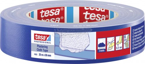 tesa 04363-00002-02 Pucolószalag tesa Professional Kék 25mx30mm 1db 04363-00002-02