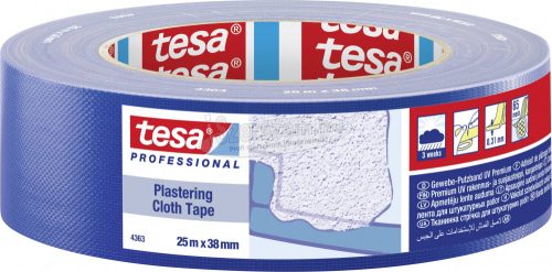 tesa 04363-00003-02 Pucolószalag tesa Professional Kék 25mx38mm 1db 04363-00003-02