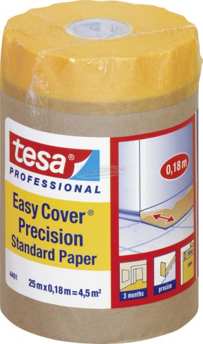 tesa 04401-00001-00 Takarópapír tesa Easy Cover Narancs 25mx18 cm 1db 04401-00001-00