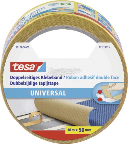 tesa UNIVERSAL 56171-00003-11 Kétoldalas ragasztószalag Fehér 10mx50mm 1db 56171-00003-11